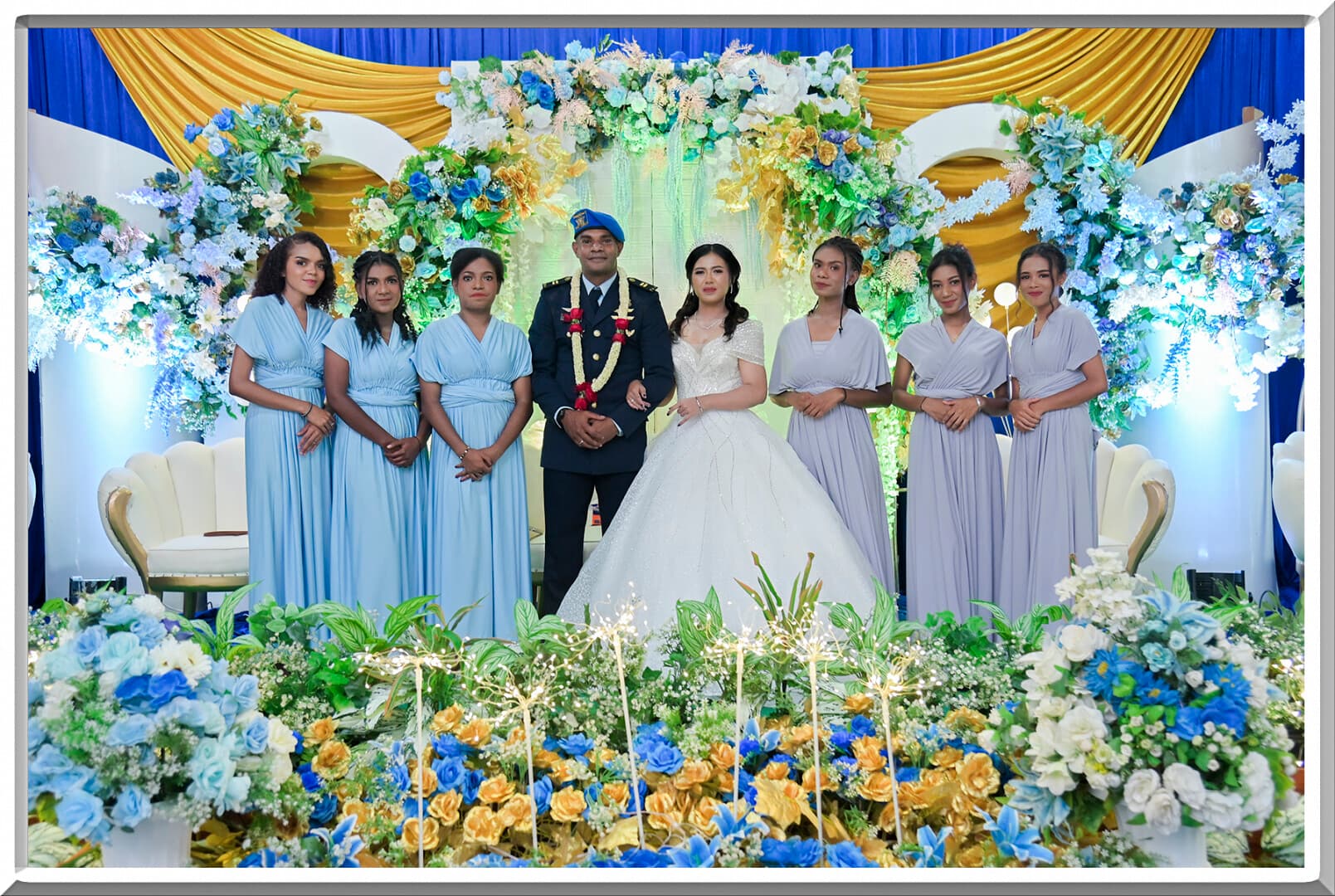 Wedding Reception — Pengantin & Bridesmaids